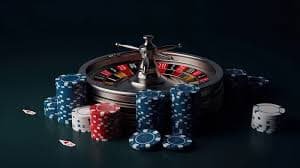 Live American Roulette table at ug234 slot with dealer and betting layout